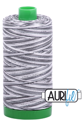 Aurifil Mako 40wt 2-ply Cotton 1000 m 1094 yd. spool - 4652 Licorice Twist